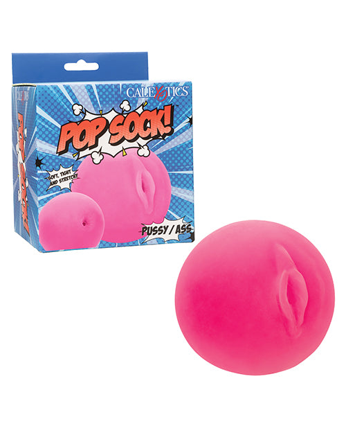 Pop Sock! Pussy & Ass Ball Masturbator - Pink - LUST Depot