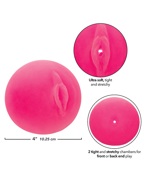 Pop Sock! Pussy & Ass Ball Masturbator - Pink - LUST Depot