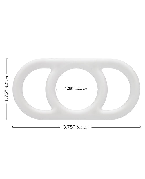 Alpha Liquid Silicone Commander Cock Ring - Natural - LUST Depot