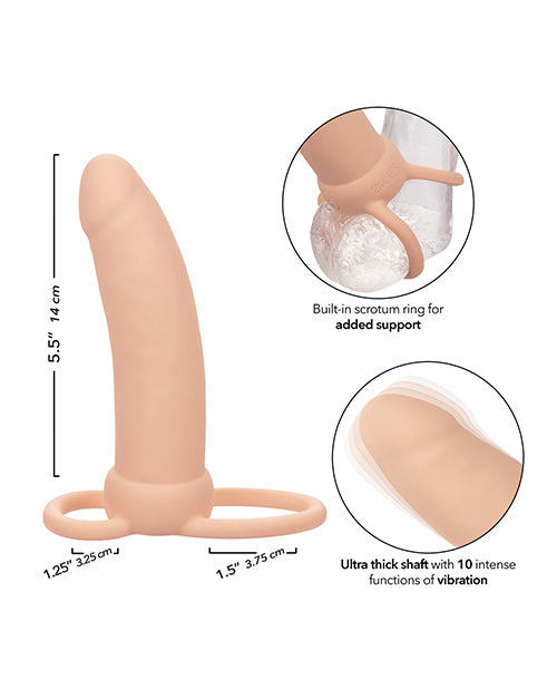 Performance Maxx Rechargeable Thick Dual Penetrator - Ivory - LUST Depot