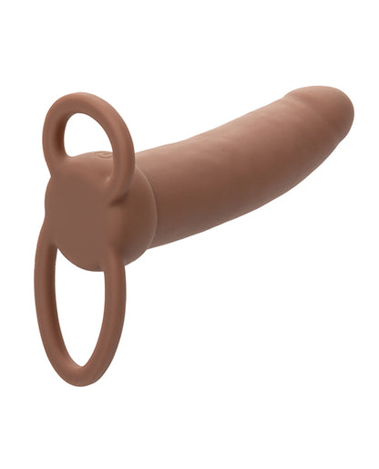 Performance Maxx Rechargeable Thick Dual Penetrator - Brown - LUST Depot