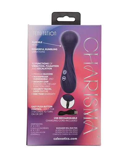 Charisma Temptation Massager - Blue - LUST Depot