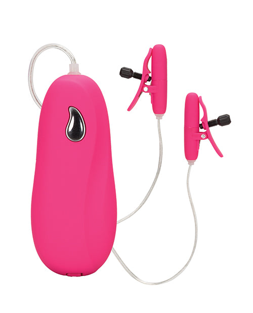 Nipple Play Vibrating Heated Nipple Teasers - Pink - LUST Depot