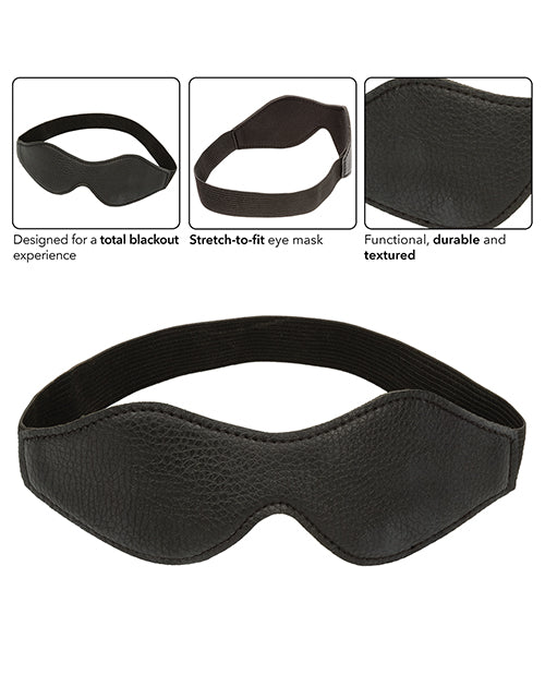 Nocturnal Collection Stretch to Fit Eye Mask - Black - LUST Depot