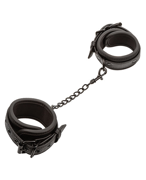 Nocturnal Collection Detachable Adjustable Wrist Cuffs - Black - LUST Depot