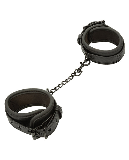 Nocturnal Collection Adjustable Ankle Cuffs - Black - LUST Depot