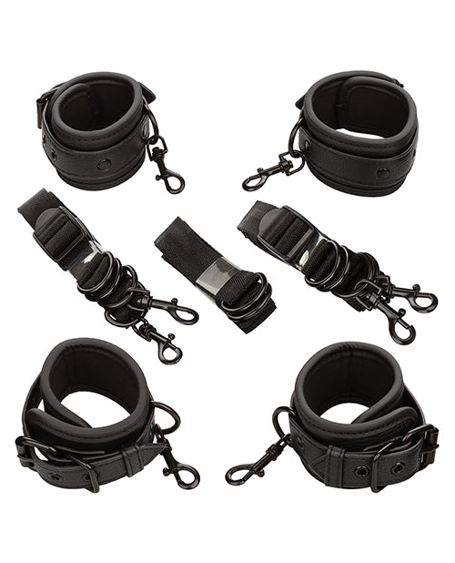 Nocturnal Collection Adjustable Bed Restraints - Black - LUST Depot