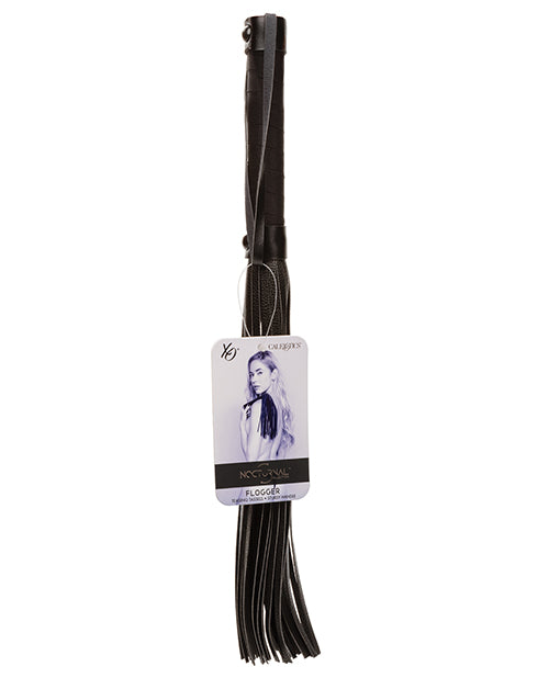 Nocturnal Collection Flogger - Black - LUST Depot