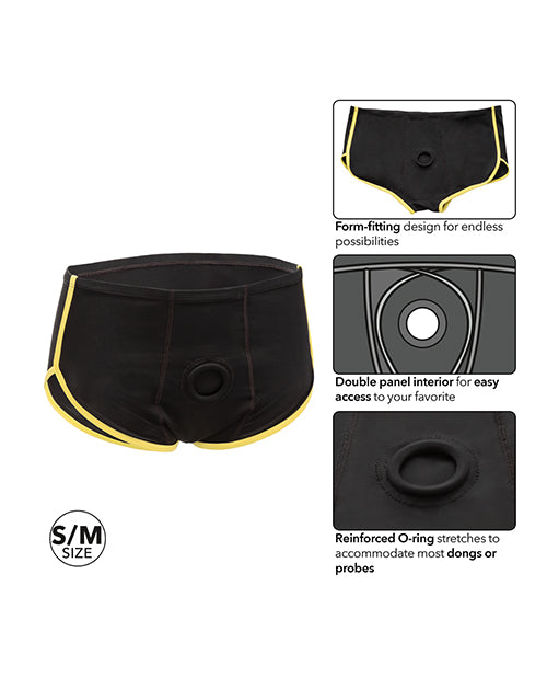 Boundless Boxer Brief - Black/Yellow S/M