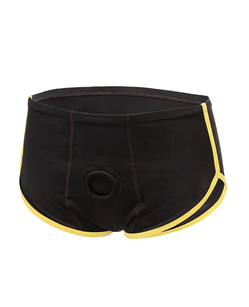 Boundless Boxer Brief - Black/Yellow L/XL - LUST Depot