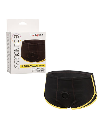 Boundless Boxer Brief - Black/Yellow 2XL/3XL