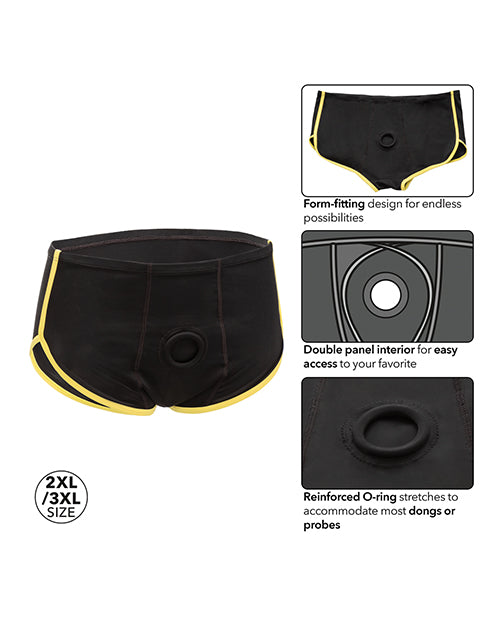 Boundless Boxer Brief - Black/Yellow 2XL/3XL