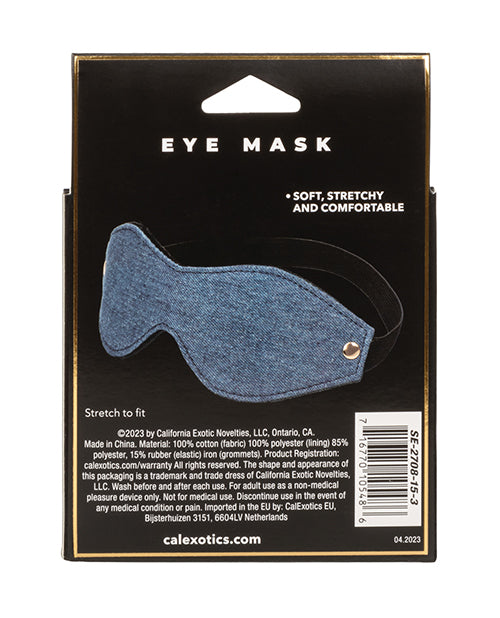 Ride 'em Premium Denim Collection Eye Mask - LUST Depot