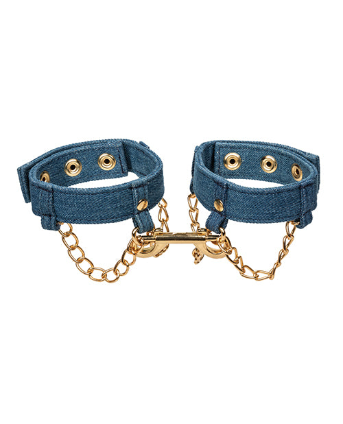 Ride 'em Premium Denim Collection Ankle Cuffs - LUST Depot