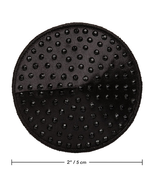 Radiance Round Pasties - Black O/s - LUST Depot