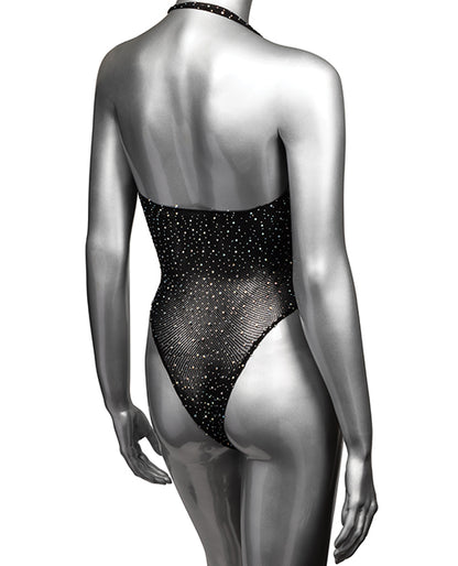 Radiance Deep V Body Suit - Black O/s - LUST Depot