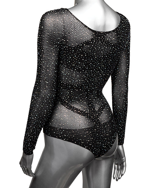 Radiance Long Sleeve Body Suit - Black Qn - LUST Depot