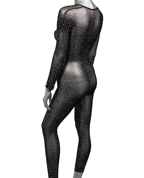 Radiance Crotchless Full Body Suit - Black O/s - LUST Depot