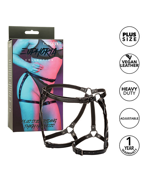 Euphoria Collection Plus Size Riding Thigh Harness - LUST Depot