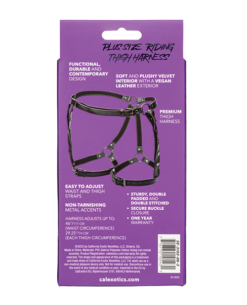 Euphoria Collection Plus Size Riding Thigh Harness - LUST Depot