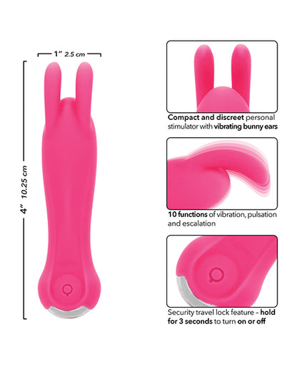 Kyst Bunny Stimulator w/Bunny Ears - Pink - LUST Depot