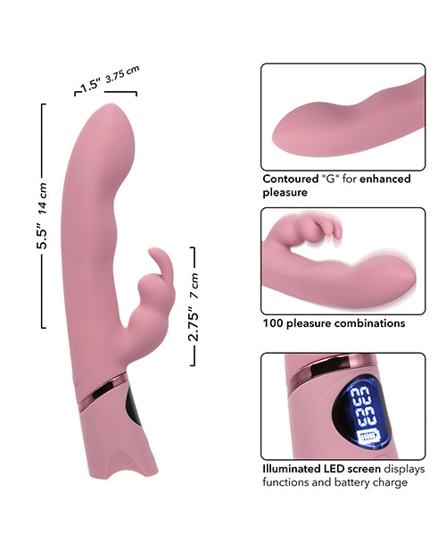 Orgasmatron Digital G-Bunny Vibrator - Pink - LUST Depot