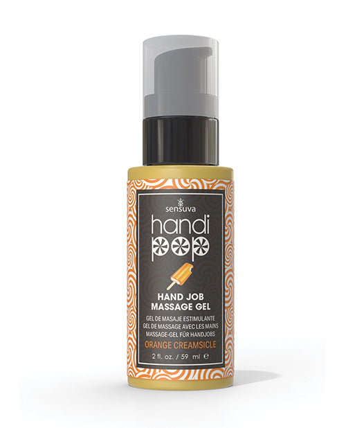 Handipop Hand Job Massage Gel - 2 oz Bottle Orange Creamsicle - LUST Depot