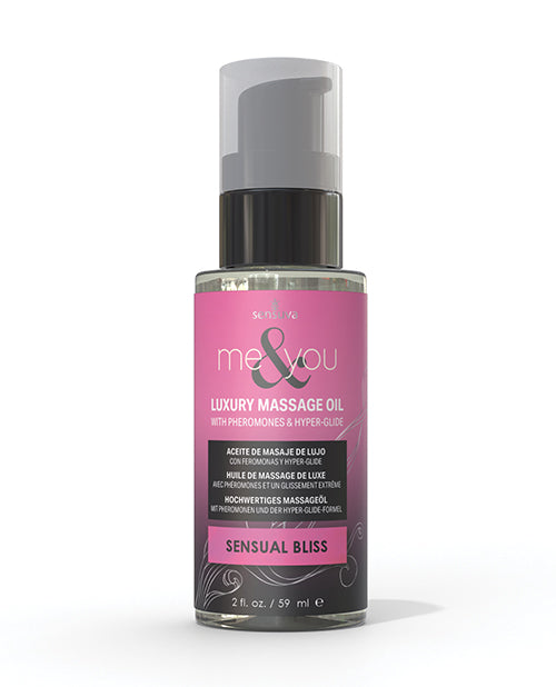 Sensuva Me & You Massage Oil - 2 oz Sensual Bliss - LUST Depot