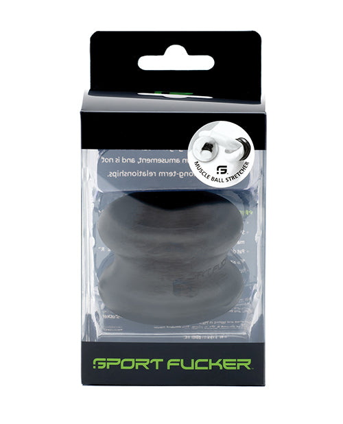 Sport Fucker Silicone Muscle Ball Stretcher - Black - LUST Depot