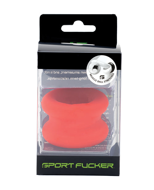 Sport Fucker Silicone Muscle Ball Stretcher - Red - LUST Depot