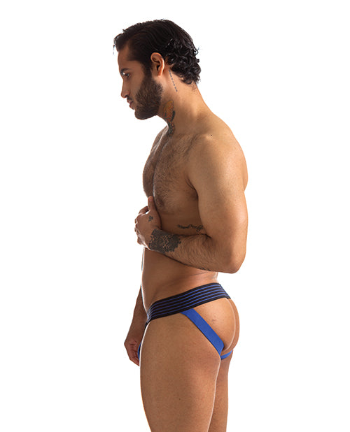 665 Rally Jockstrap - L Blue - LUST Depot