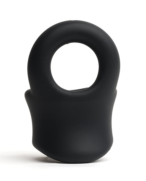 Sport Fucker Silicone Baller Ring - Black - LUST Depot