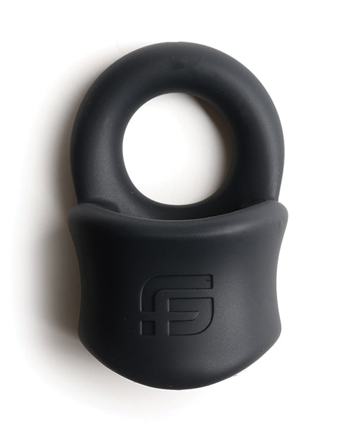 Sport Fucker Silicone Baller Ring - Black - LUST Depot