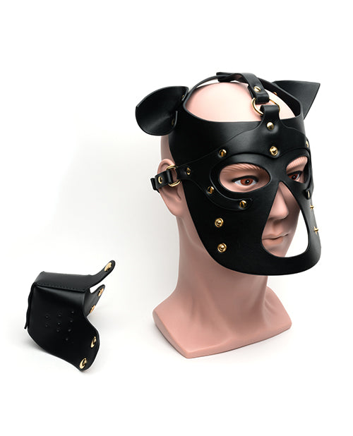 665 Bondage Pup Hood - O/S Black - LUST Depot