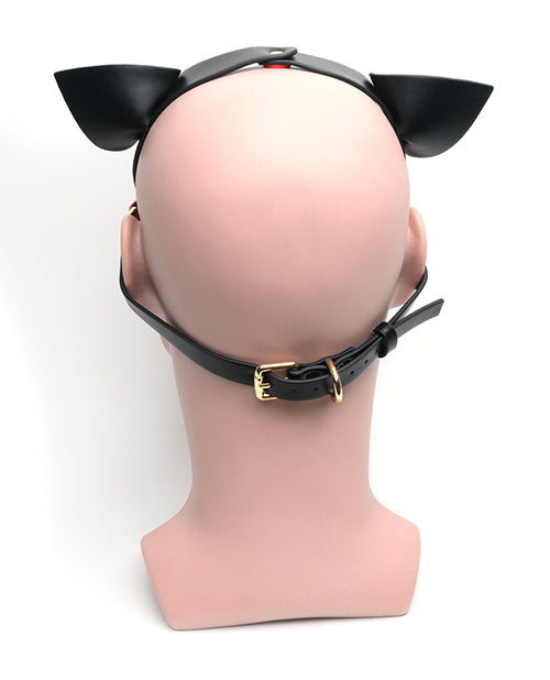 665 Bondage Pup Hood - O/S Black/Red - LUST Depot