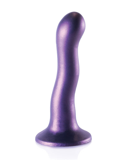 Shots Ouch 7" Curvy G-spot Dildo - Metallic Purple - LUST Depot