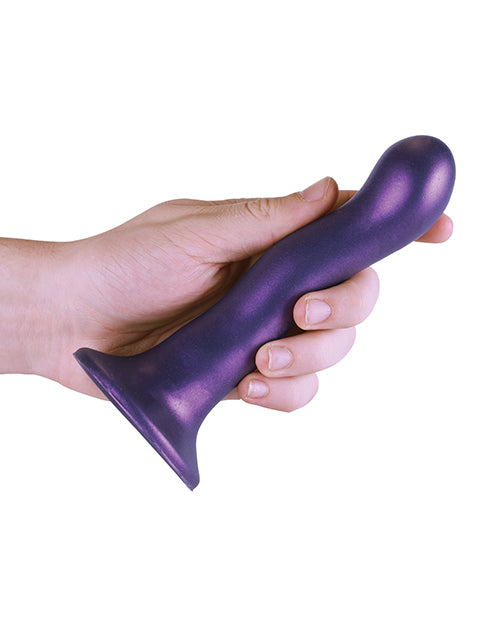 Shots Ouch 7" Curvy G-spot Dildo - Metallic Purple - LUST Depot