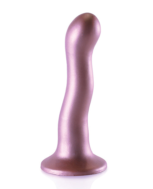 Shots Ouch 7" Curvy G-spot Dildo - Rose Gold - LUST Depot