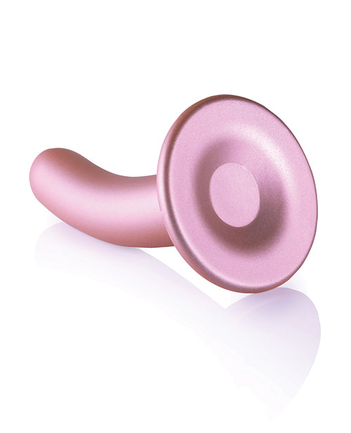 Shots Ouch 5" Smooth G-spot Dildo - Rose Gold - LUST Depot