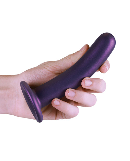 Shots Ouch 6" Smooth G-spot Dildo - Metallic Purple - LUST Depot