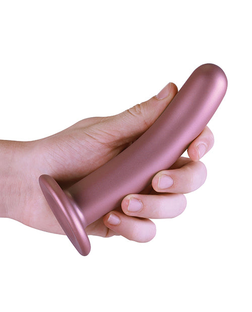 Shots Ouch 6" Smooth G-spot Dildo - Rose Gold - LUST Depot