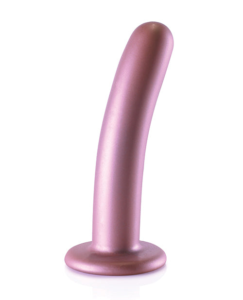 Shots Ouch 6" Smooth G-spot Dildo - Rose Gold - LUST Depot