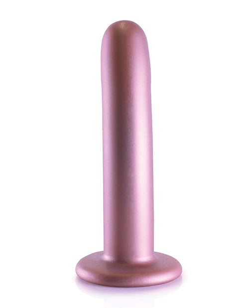 Shots Ouch 6" Smooth G-spot Dildo - Rose Gold - LUST Depot