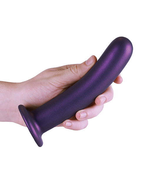 Shots Ouch 7" Smooth G-spot Dildo - Metallic Purple - LUST Depot