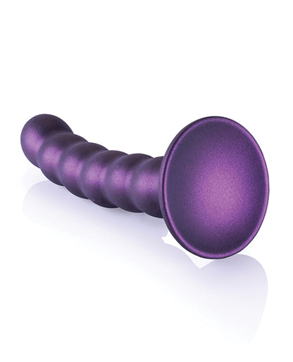 Shots Ouch 5" Beaded G-spot Dildo - Metallic Purple - LUST Depot