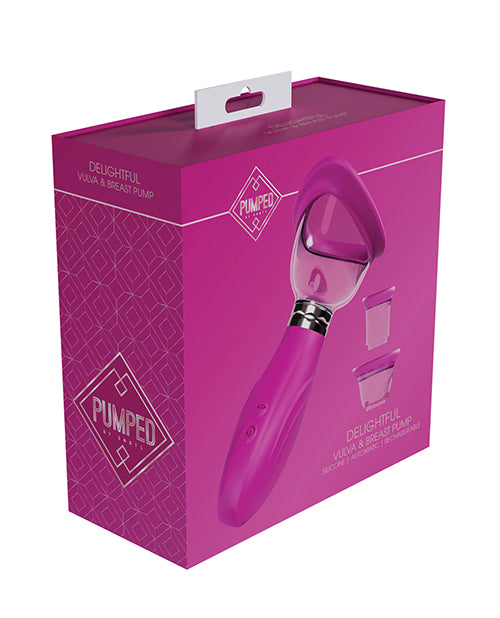 Shots Pumped Delightful Clitoral, Nipple & Breast Pump - Pink