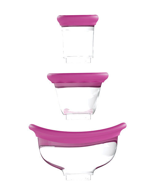 Shots Pumped Delightful Clitoral, Nipple & Breast Pump - Pink