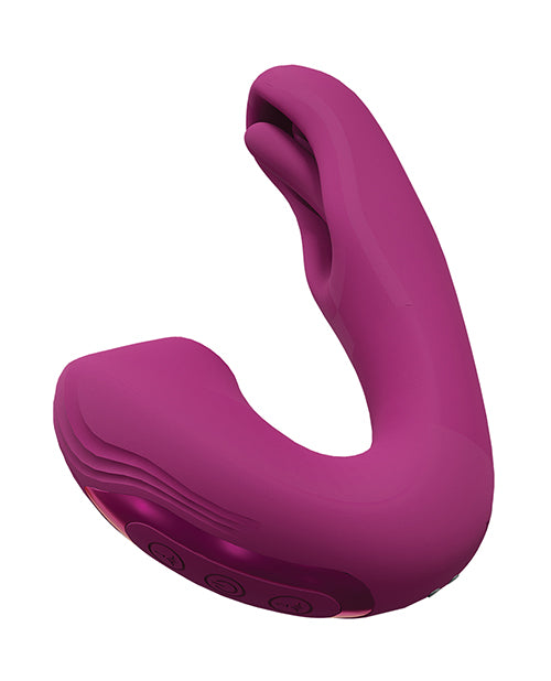 Shots Vive Yuna Dual Action Airwave Vibrator & G-spot Stimulator - Pink - LUST Depot