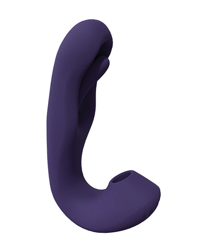 Shots Vive Yuna Dual Action Airwave Vibrator & G-spot Stimulator - Purple