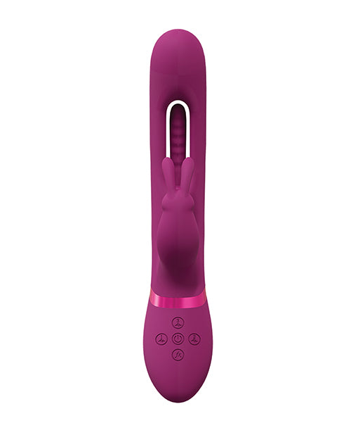 Shots Vive Mika Flapping Tongue Rabbit Vibrator - Pink - LUST Depot